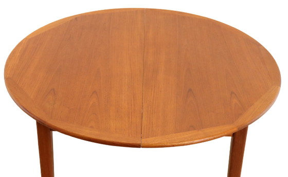 Image 1 of Round extendable dining table Krailling Danish design vintage