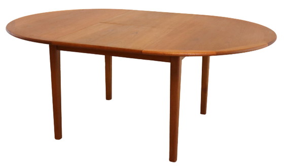 Image 1 of Round extendable dining table Krailling Danish design vintage