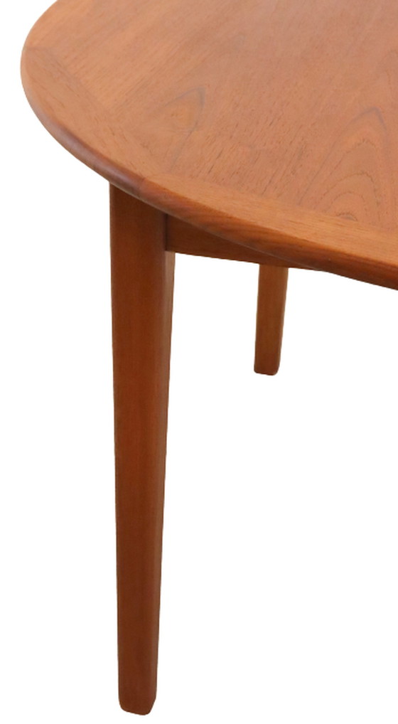 Image 1 of Round extendable dining table Krailling Danish design vintage
