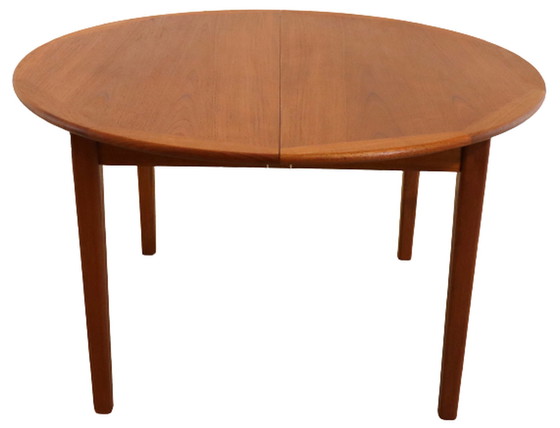 Image 1 of Round extendable dining table Krailling Danish design vintage