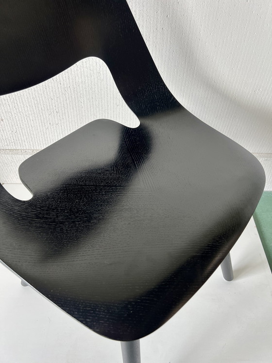 Image 1 of Vitra Jill Wood Black Chair