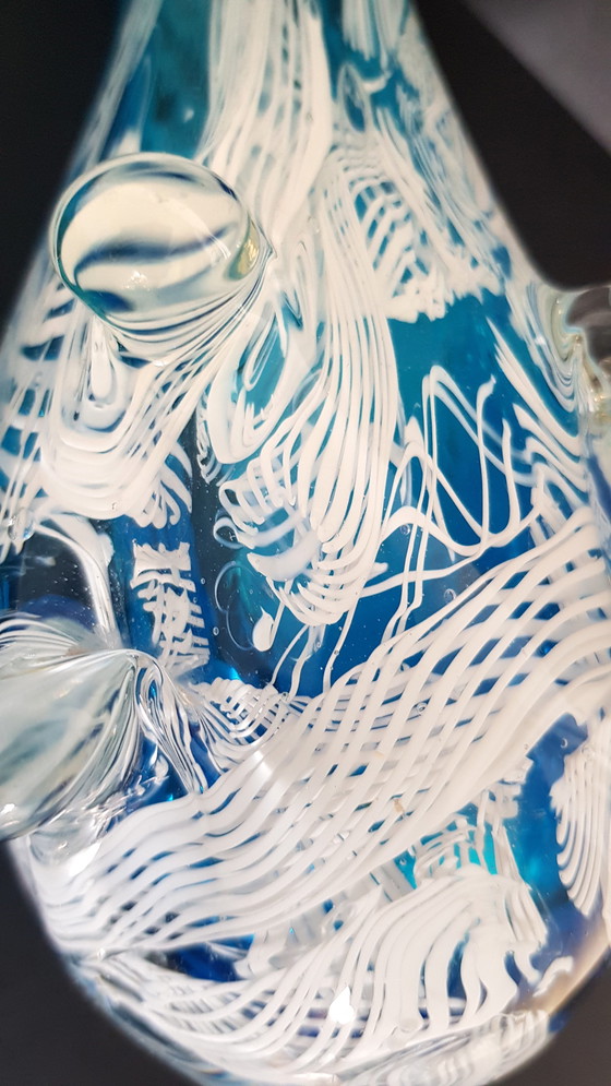 Image 1 of Vase en verre d'art polylobée