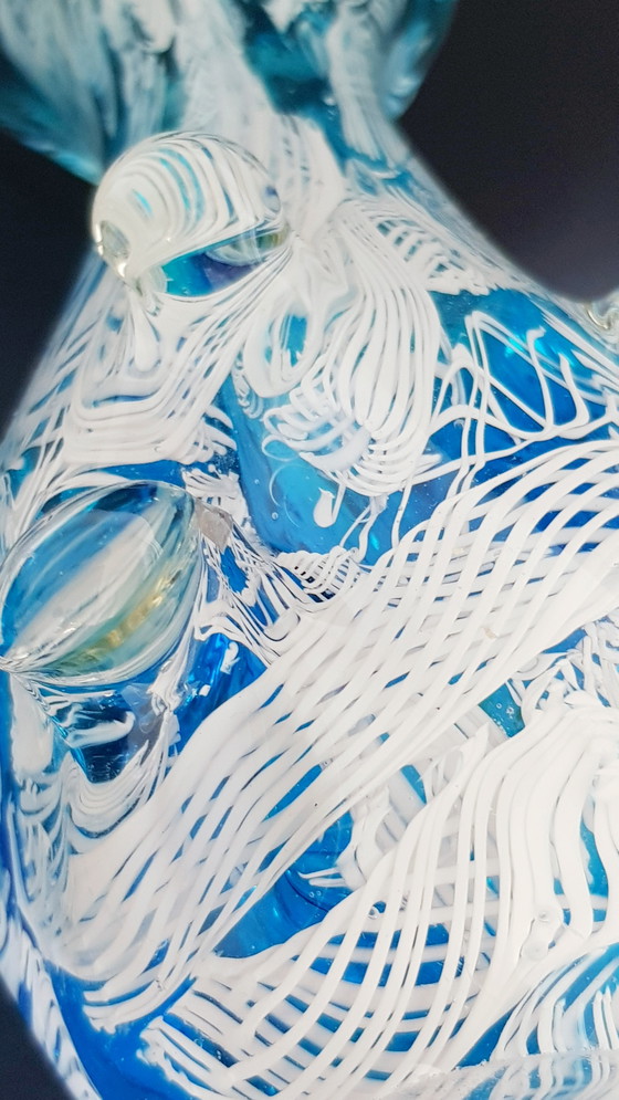 Image 1 of Vase en verre d'art polylobée