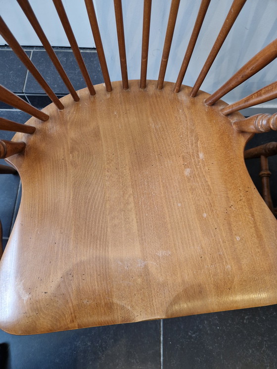 Image 1 of 4x Windsor bar chair