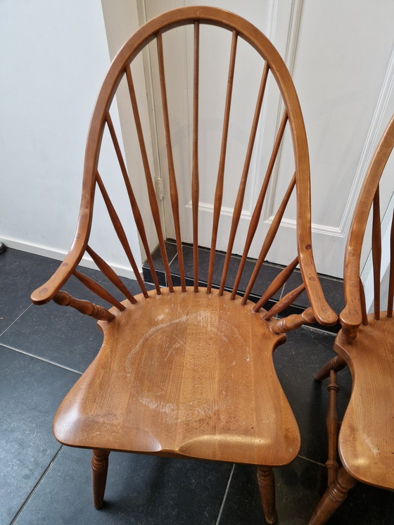 Image 1 of 4x Windsor bar chair