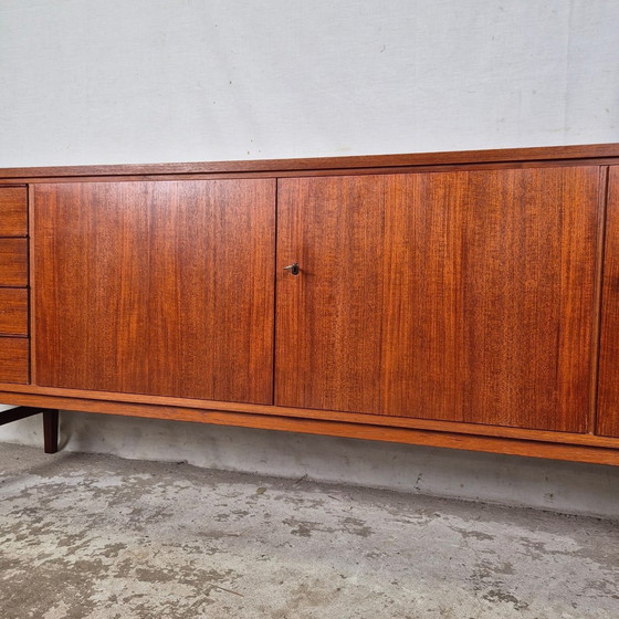 Image 1 of Friedrich A. Flamme Vintage 1960s Sideboard, Wall Unit