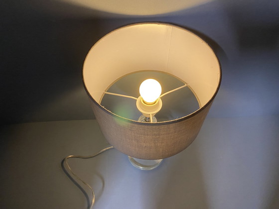 Image 1 of Glass Table Lamp
