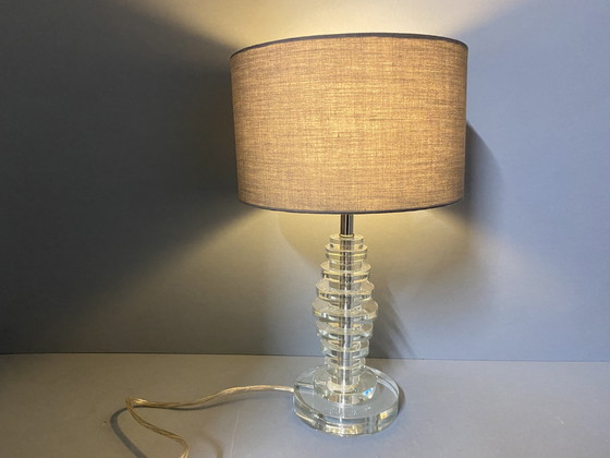 Image 1 of Glass Table Lamp