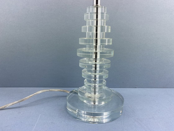Image 1 of Glass Table Lamp