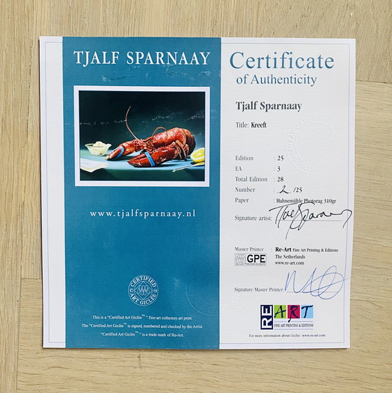 Image 1 of Tjalf Sparnaay - Le homard