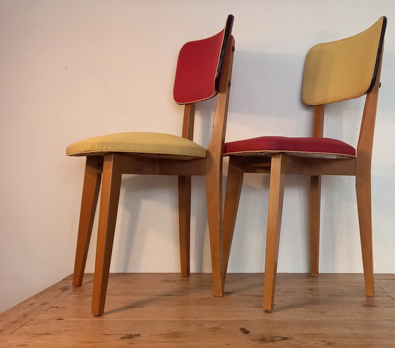 Image 1 of 2x Two-tone chairs