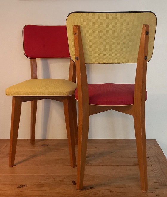 Image 1 of 2x Two-tone chairs