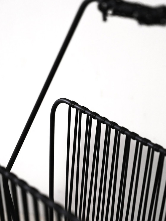 Image 1 of Vintage 1960S Metal Magazine Rack