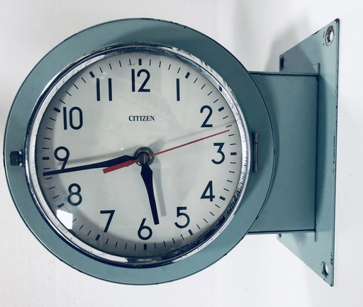 Vintage Recto-Verso Clock - Military Navy - Citizen 2221 - 1980