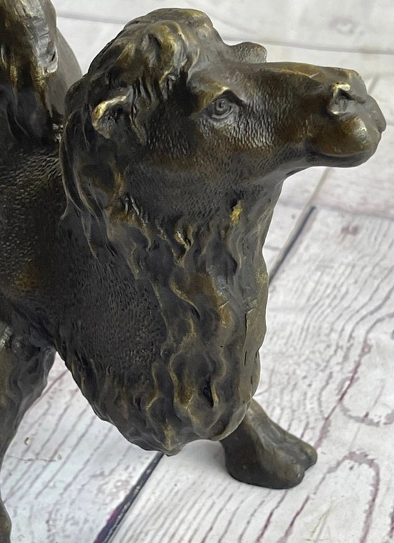 Image 1 of Large Dromedary Camel Bronze Statue