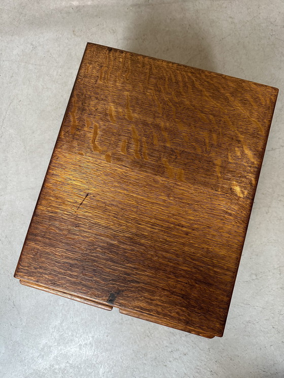 Image 1 of Antique Solid Oak Chest of Drawers