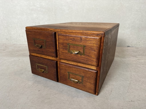 Antique Solid Oak Chest of Drawers