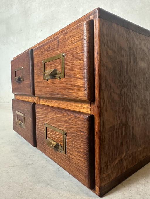 Antique Solid Oak Chest of Drawers