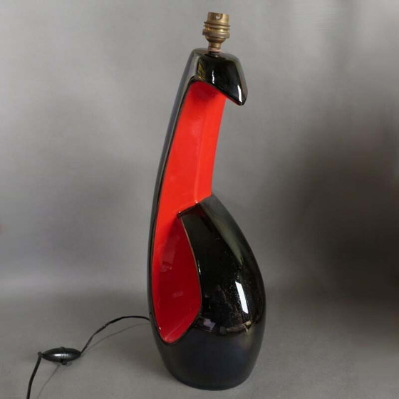 Image 1 of Vintage ceramic table lamp from Vallauris, France 1959