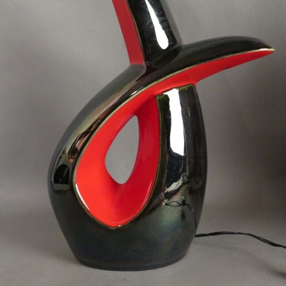 Image 1 of Vintage ceramic table lamp from Vallauris, France 1959