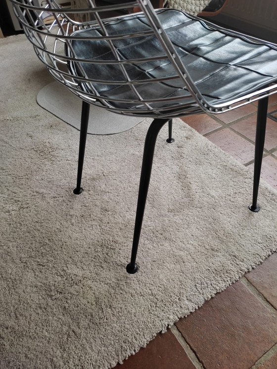 Image 1 of 4x Chaises en fil de fer vintage