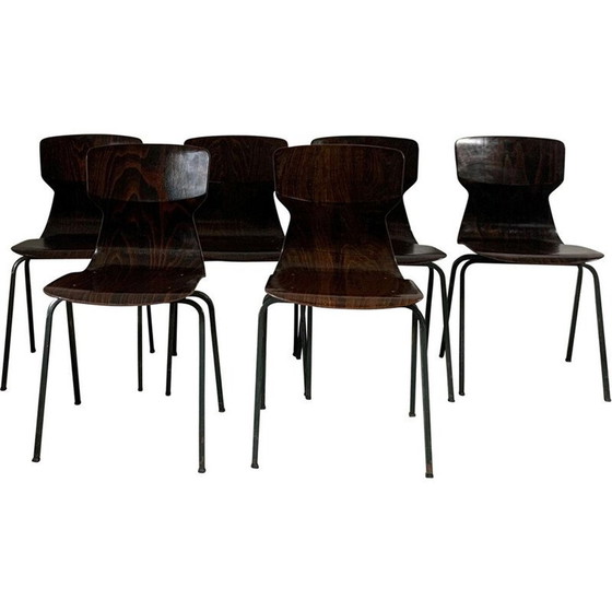 Image 1 of Vintage rosewood chairs 1960s