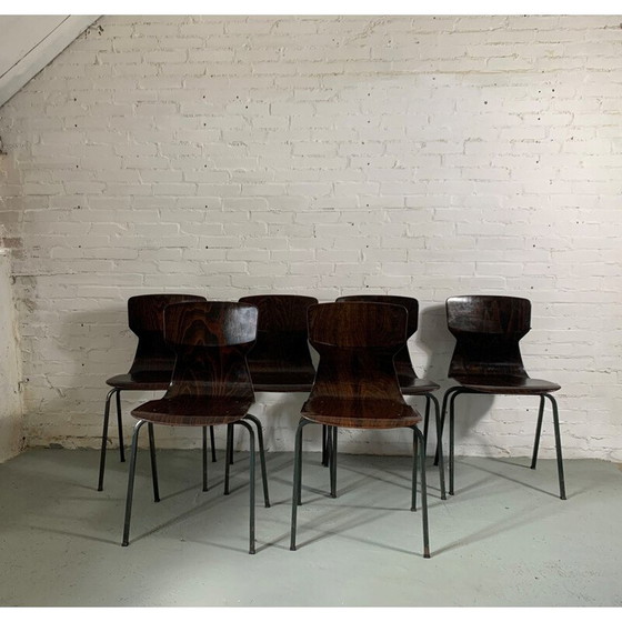 Image 1 of Vintage rosewood chairs 1960s
