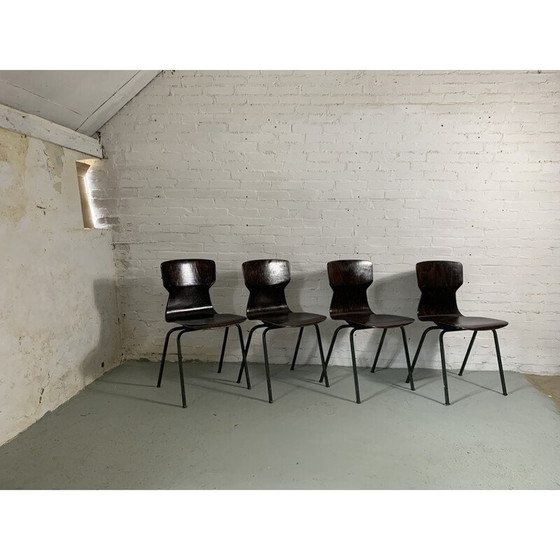 Image 1 of Vintage rosewood chairs 1960s