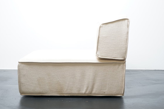 Image 1 of Trio sofa element in original white fabric from Cor, 1970s