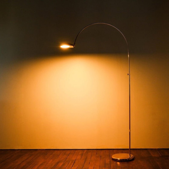 Image 1 of Lampada da terra vintage Omi in ottone e lucite, anni '70