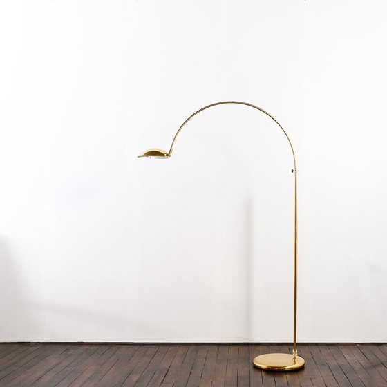 Image 1 of Lampada da terra vintage Omi in ottone e lucite, anni '70