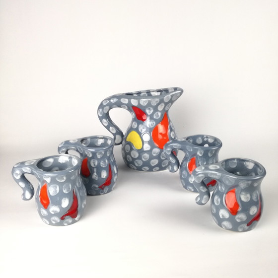 Image 1 of Set da 5 bicchieri Vallauris, Francia 1970