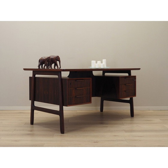 Image 1 of Vintage rosewood desk by Omann Jun, 1970s