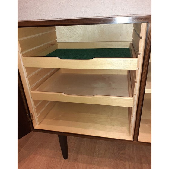 Image 1 of Vintage rosewood sideboard with two doors, Denmark 1960
