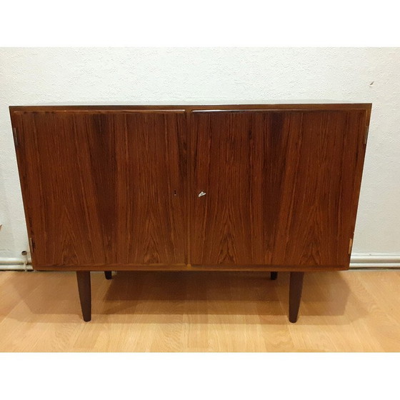 Image 1 of Vintage rosewood sideboard with two doors, Denmark 1960