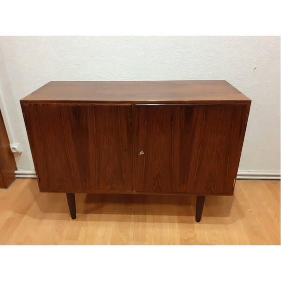 Image 1 of Vintage rosewood sideboard with two doors, Denmark 1960