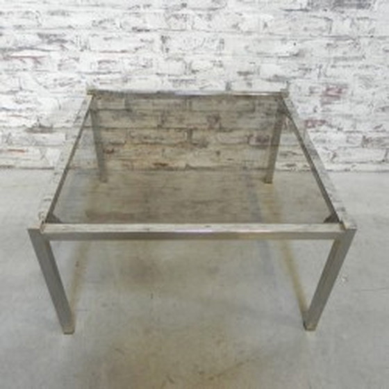 Image 1 of Table basse Hollywood Regency 65 x 65 cm - années 1970