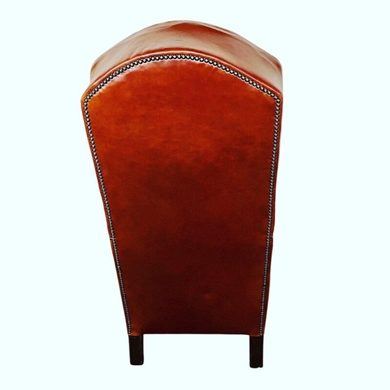 Image 1 of Poltrona da facchino in pelle vintage