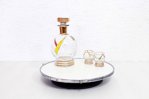 Swivel tray for aperitif 