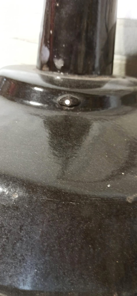 Image 1 of Lampada a sospensione vintage industriale/di fabbrica in smalto 