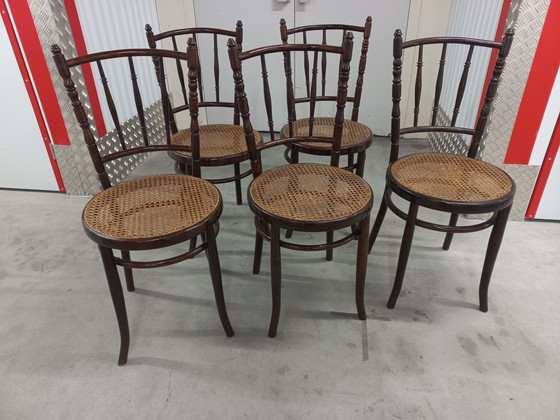 Image 1 of 5x sedia vintage