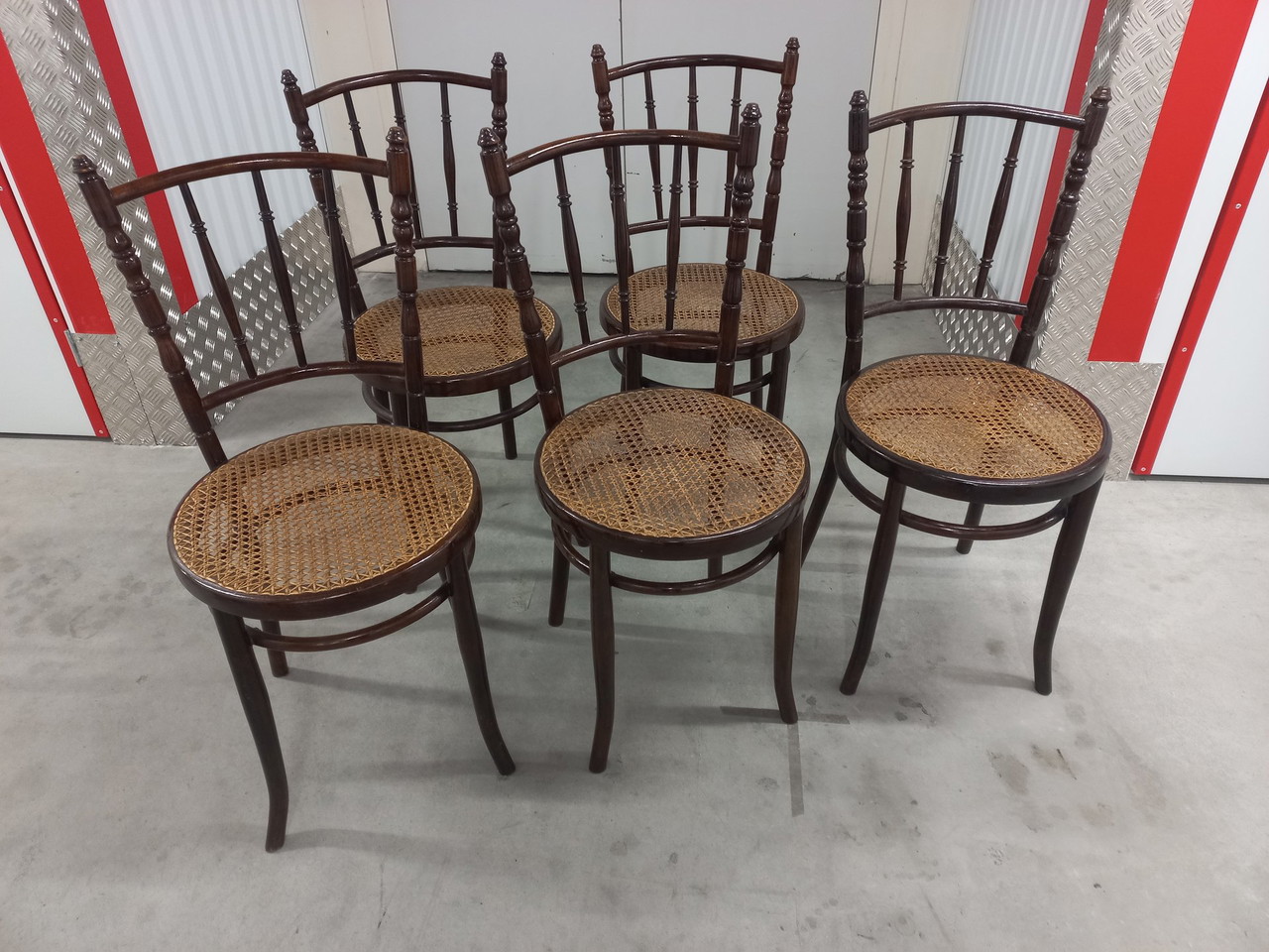 5x sedia vintage