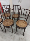 5x Chaise vintage