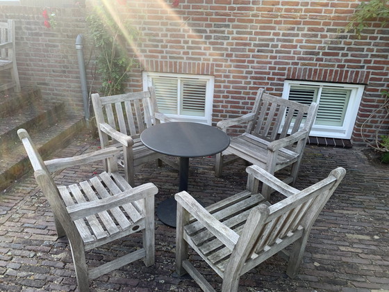 Image 1 of 8 x chaises de jardin Teak & Garden