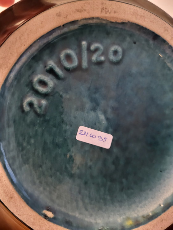 Image 1 of Vaso in rilievo vintage ILKRA Panorama Asia, K. Schwebsch, Germania Ovest, 1963