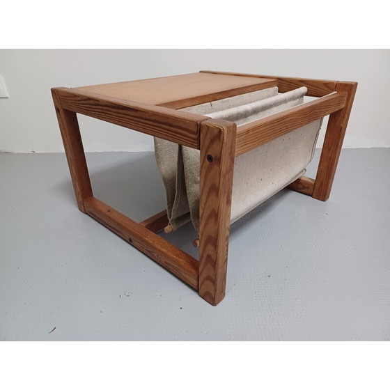 Image 1 of Tavolino da caffè vintage Pichpin con 2 portariviste di Karim Mobring per Ikea, 1970