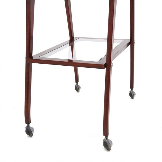 Image 1 of Vintage cart with glass shelves, 1950