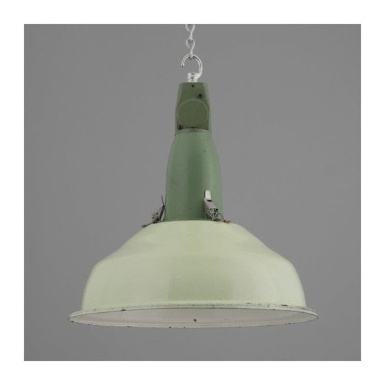 Image 1 of Vintage soviet industrial pendant lamp