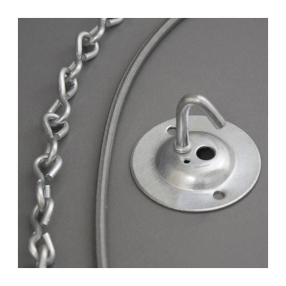 Image 1 of Vintage soviet industrial pendant lamp