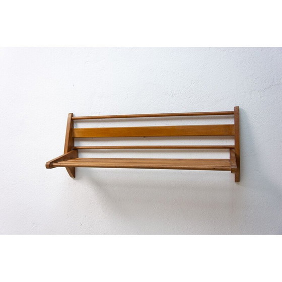 Image 1 of Vintage wooden wall shelf by Krásná Jizba, 1960